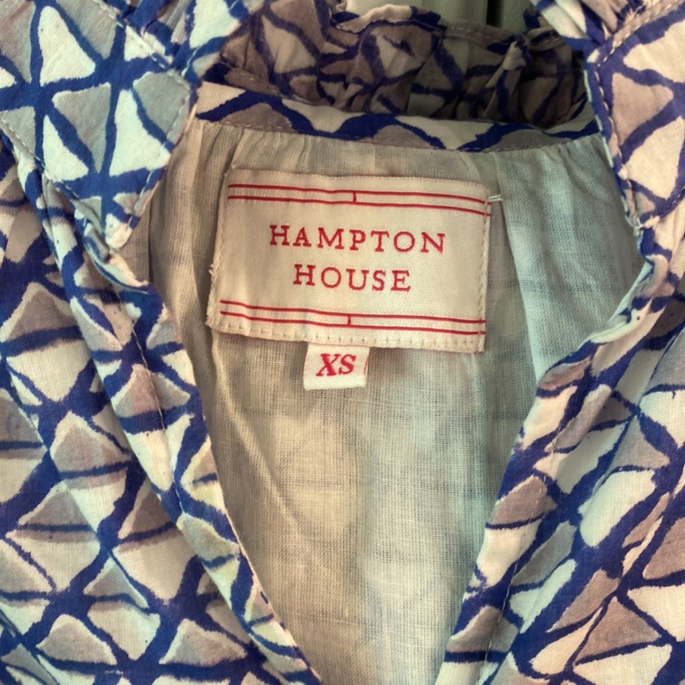 Hampton House Triangle Ruffle Mini Dress - Picture 2 of 6